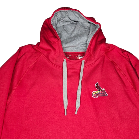 Antigua Mens St. Louis Cardinals Victory Pullover Hoodie Sz 3XL NWT - Picture 3 of 12